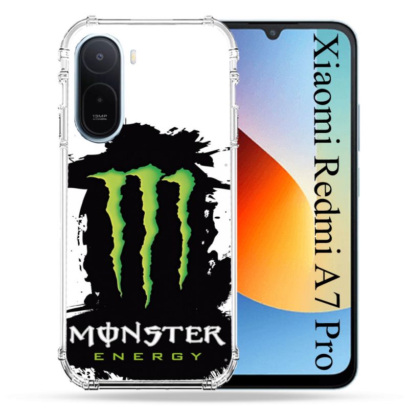 Coque Renforcée Pour Xiaomi Redmi A7 Pro Monster Energy Tache