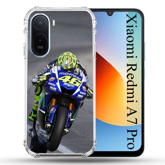 Coque Renforcée Pour Xiaomi Redmi A7 Pro Moto Course GP Wheeling 46