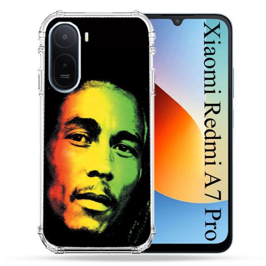 Coque Renforcée Pour Xiaomi Redmi A7 Pro Musique Bob Marley 2