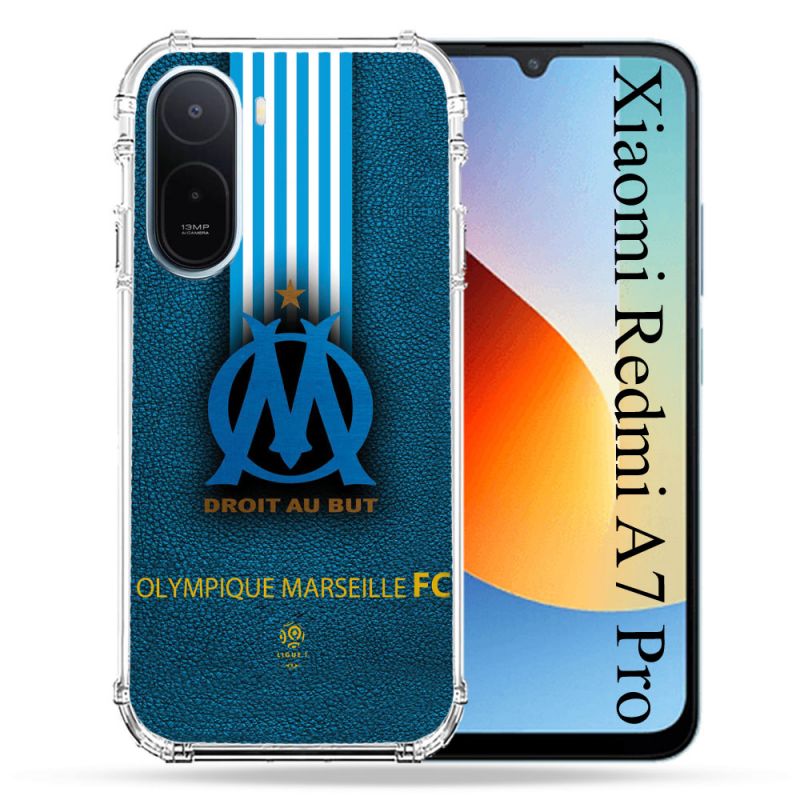 Coque Renforcée Pour Xiaomi Redmi A7 Pro Olympique Marseille OM Bande