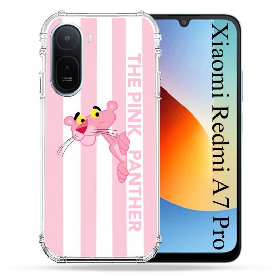 Coque Renforcée Pour Xiaomi Redmi A7 Pro Panthere Rose