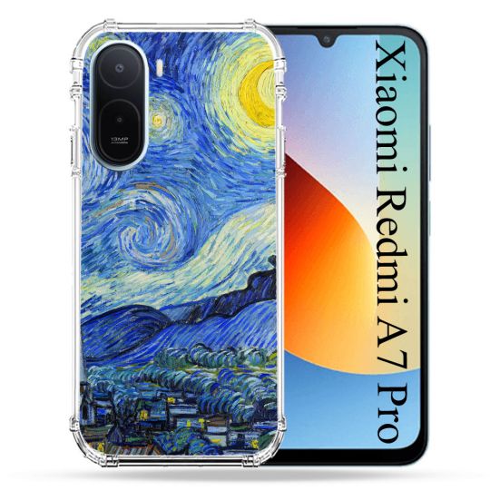 Coque Renforcée Pour Xiaomi Redmi A7 Pro Peinture La nuit étoilée