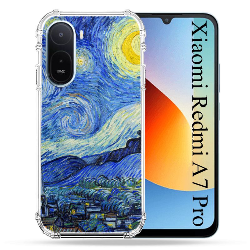 Coque Renforcée Pour Xiaomi Redmi A7 Pro Peinture La nuit étoilée