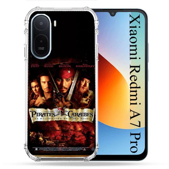 Coque Renforcée Pour Xiaomi Redmi A7 Pro Pirate Des Caraibes