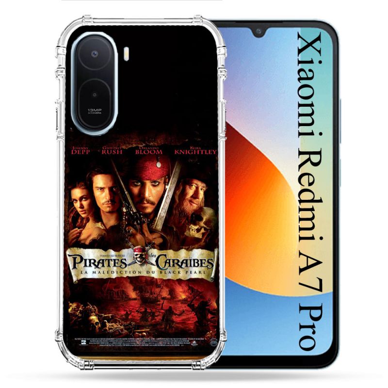 Coque Renforcée Pour Xiaomi Redmi A7 Pro Pirate Des Caraibes