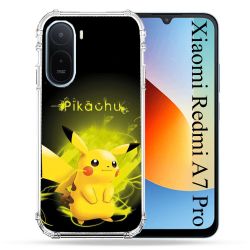 Coque Renforcée Pour Xiaomi Redmi A7 Pro Pokemon Pikachu Eclair