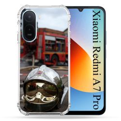 Coque Renforcée Pour Xiaomi Redmi A7 Pro Pompier Casque Camion