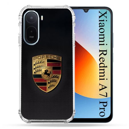 Coque Renforcée Pour Xiaomi Redmi A7 Pro Porsche Carbone