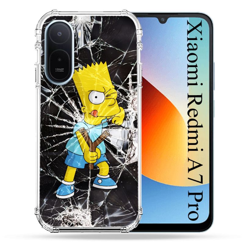 Coque Renforcée Pour Xiaomi Redmi A7 Pro Simpson Bart