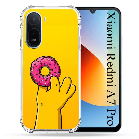 Coque Renforcée Pour Xiaomi Redmi A7 Pro Simpson Donuts