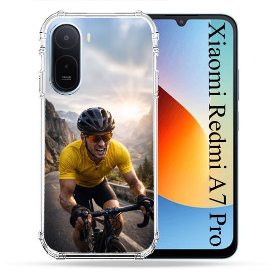 Coque Renforcée Pour Xiaomi Redmi A7 Pro Sport Cyclisme Maillot Jaune
