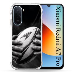 Coque Renforcée Pour Xiaomi Redmi A7 Pro Sport Rugby Ballon Moderne