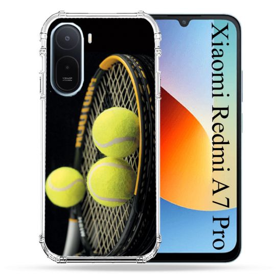 Coque Renforcée Pour Xiaomi Redmi A7 Pro Sport Tennis Balls