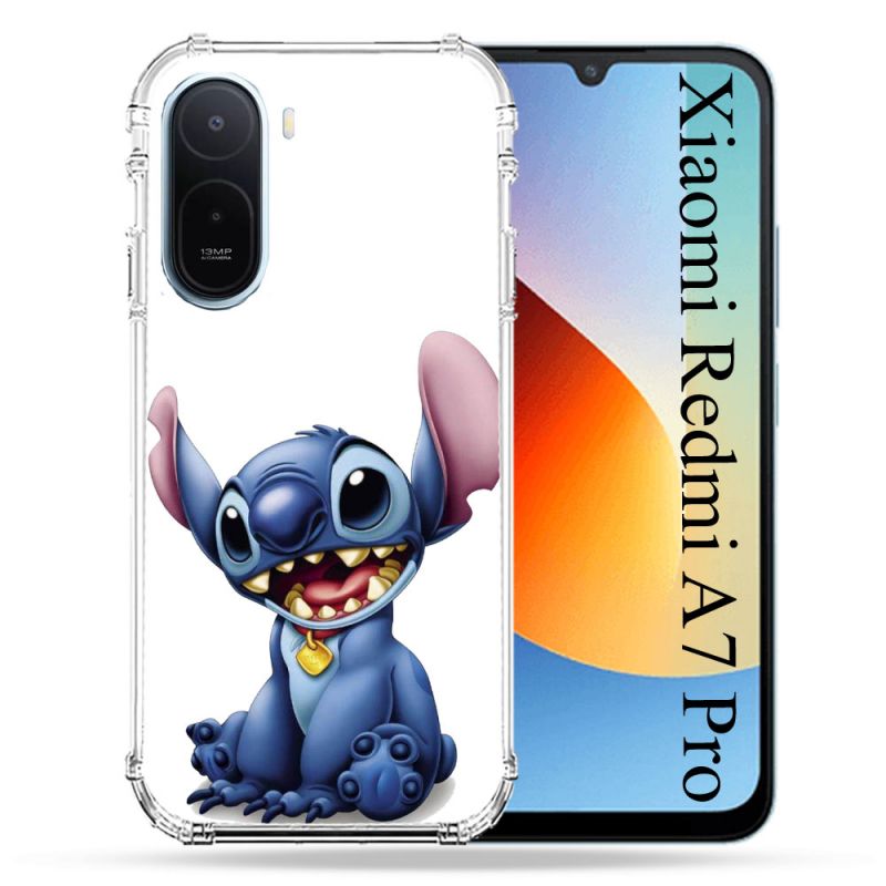 Coque Renforcée Pour Xiaomi Redmi A7 Pro Stitch Blanc