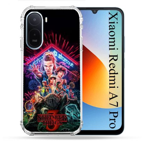 Coque Renforcée Pour Xiaomi Redmi A7 Pro Stranger Things Affiche 3