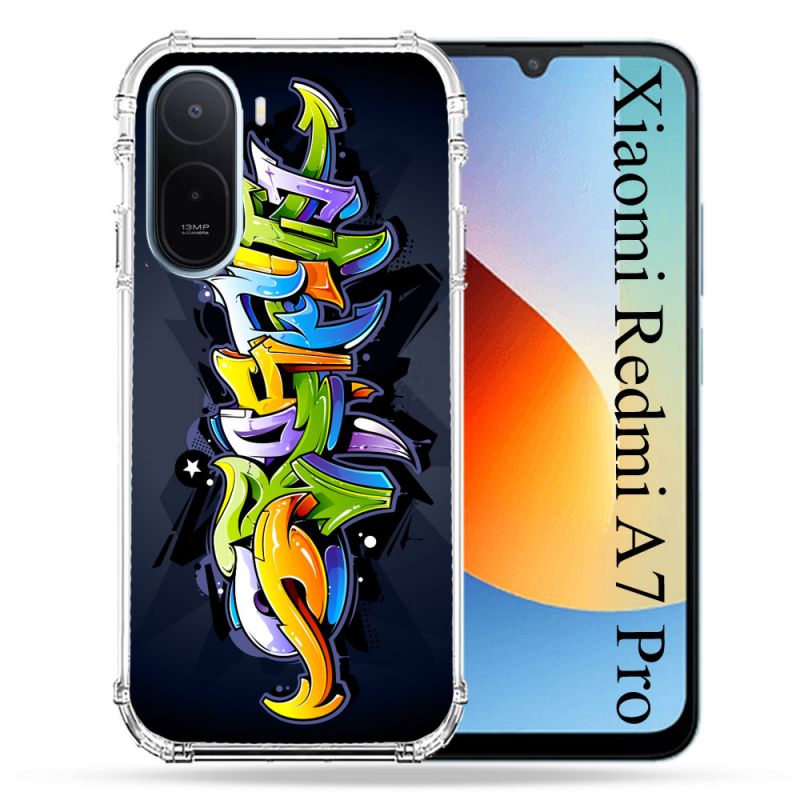Coque Renforcée Pour Xiaomi Redmi A7 Pro Street Art Graffiti