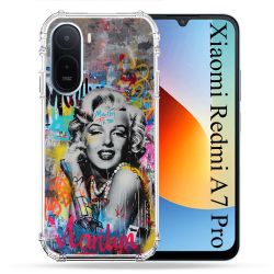 Coque Renforcée Pour Xiaomi Redmi A7 Pro Street Art Maryline Monroe