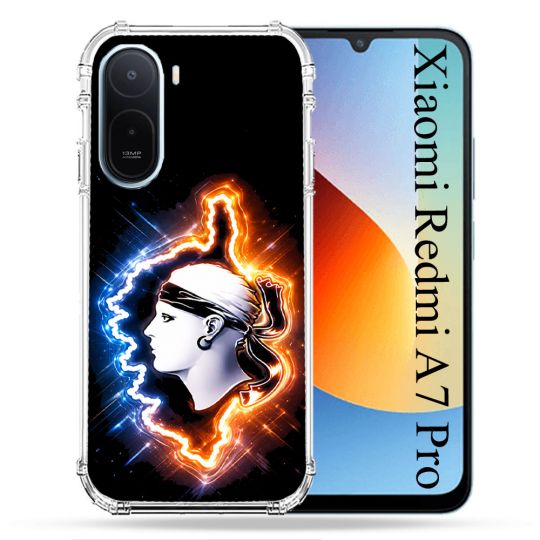 Coque Renforcée Pour Xiaomi Redmi A7 Pro Voyage Corse Brillante