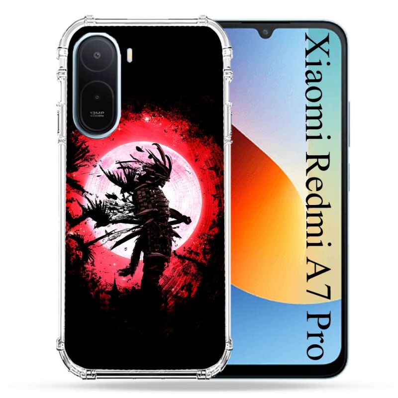 Coque Renforcée Pour Xiaomi Redmi A7 Pro Voyage Japon Samourai