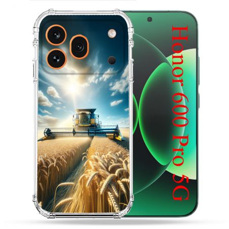 Coque Renforcée Pour Honor 600 Pro 5G Agriculture Moissonneuse Blé