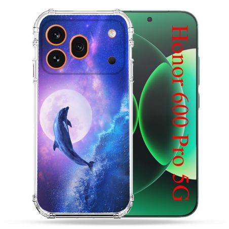 Coque Renforcée Pour Honor 600 Pro 5G Animal Dauphin Vague
