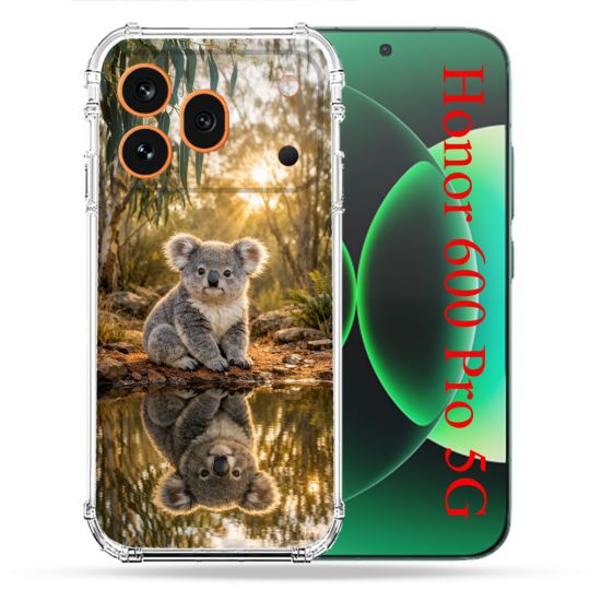 Coque Renforcée Pour Honor 600 Pro 5G Animal Koala Reflet