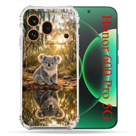 Coque Renforcée Pour Honor 600 Pro 5G Animal Koala Reflet
