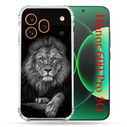 Coque Renforcée Pour Honor 600 Pro 5G Animal Lion Majestueux