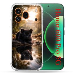 Coque Renforcée Pour Honor 600 Pro 5G Animal Panthère Reflet
