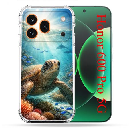 Coque Renforcée Pour Honor 600 Pro 5G Animal Tortue Marine