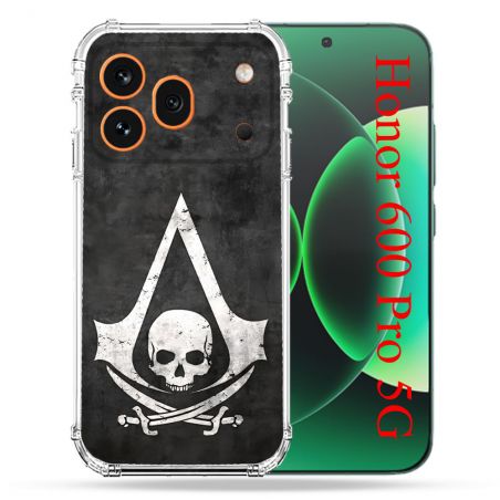 Coque Renforcée Pour Honor 600 Pro 5G Assassin Creed Tete Mort
