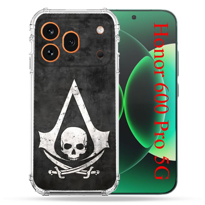 Coque Renforcée Pour Honor 600 Pro 5G Assassin Creed Tete Mort