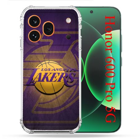 Coque Renforcée Pour Honor 600 Pro 5G Basket Los Angeles Lakers