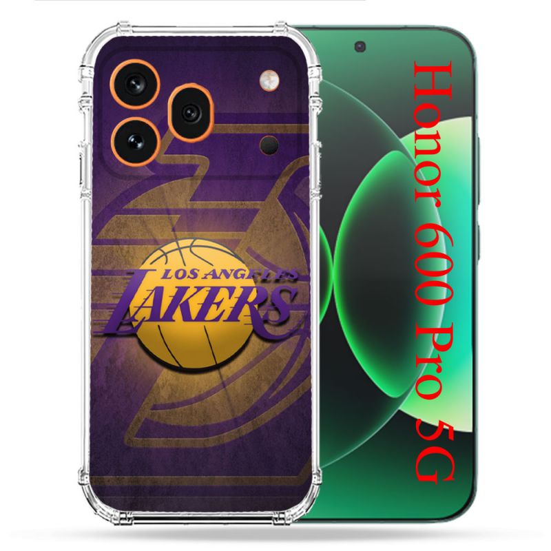 Coque Renforcée Pour Honor 600 Pro 5G Basket Los Angeles Lakers