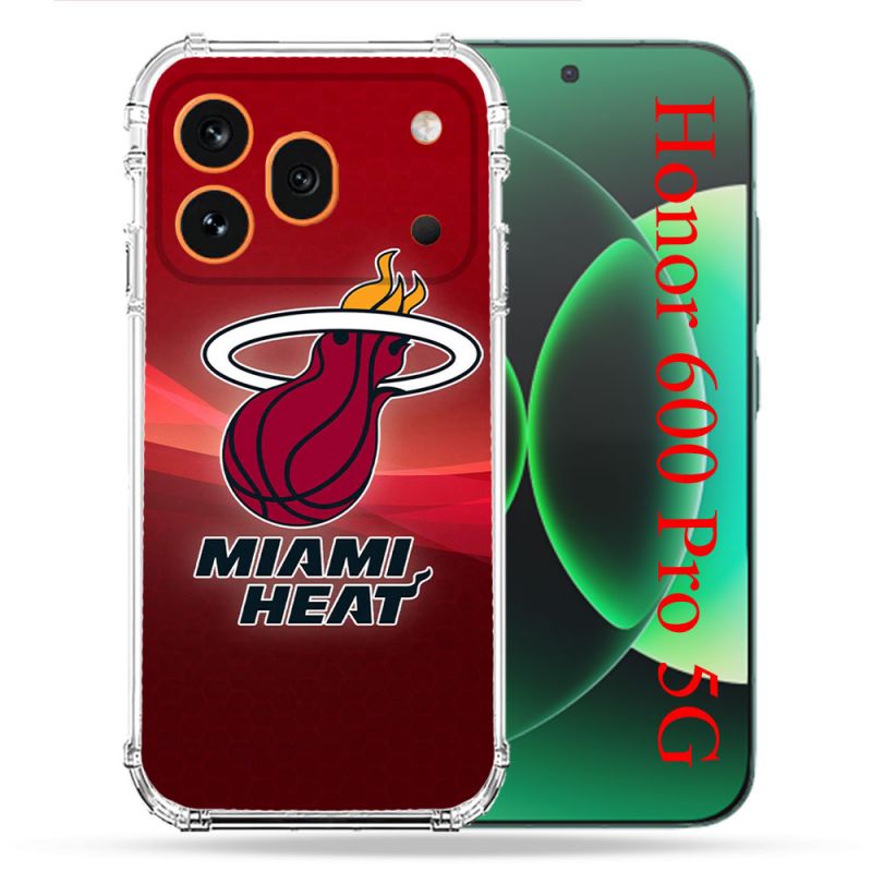 Coque Renforcée Pour Honor 600 Pro 5G Basket Miami Heat
