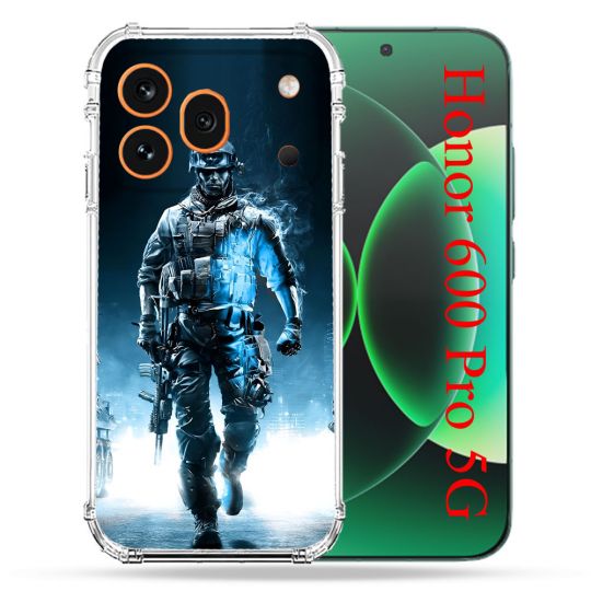 Coque Renforcée Pour Honor 600 Pro 5G Call Of Duty Guerrier