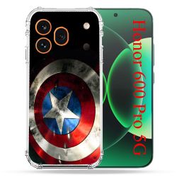 Coque Renforcée Pour Honor 600 Pro 5G Captain America Bouclier