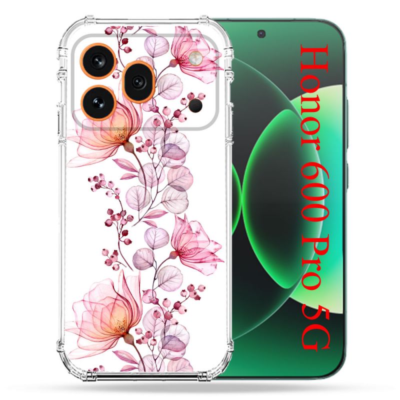 Coque Renforcée Pour Honor 600 Pro 5G Fleur Eclosion
