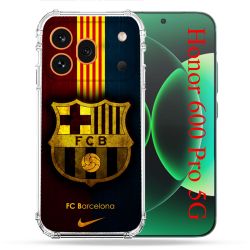 Coque Renforcée Pour Honor 600 Pro 5G Foot FC Barcelone Vintage