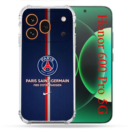 Coque Renforcée Pour Honor 600 Pro 5G Foot PSG Fier