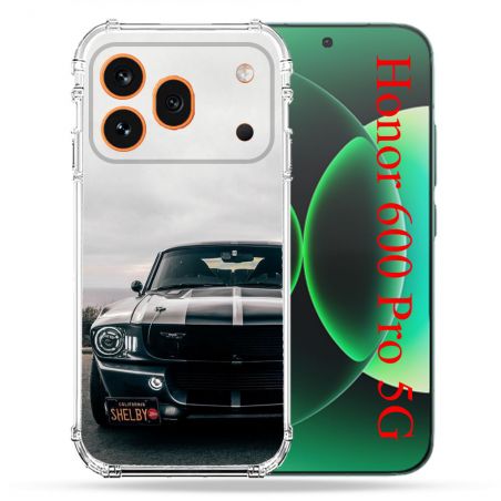 Coque Renforcée Pour Honor 600 Pro 5G Ford Mustang GT500 Vintage