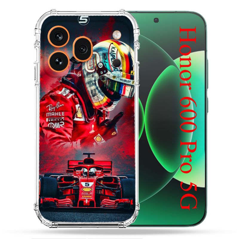 Coque Renforcée Pour Honor 600 Pro 5G Formule 1 F1 Ferrari