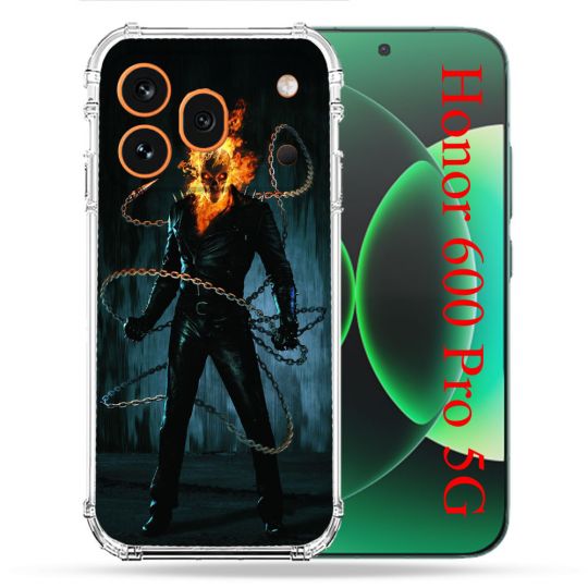 Coque Renforcée Pour Honor 600 Pro 5G Ghost Rider