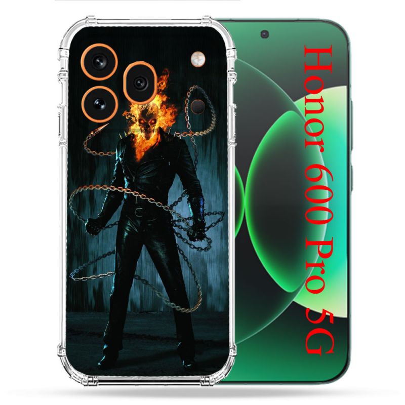 Coque Renforcée Pour Honor 600 Pro 5G Ghost Rider