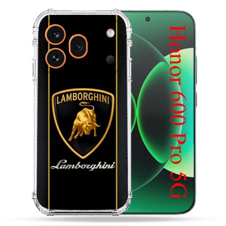 Coque Renforcée Pour Honor 600 Pro 5G Lamborghini Carbone