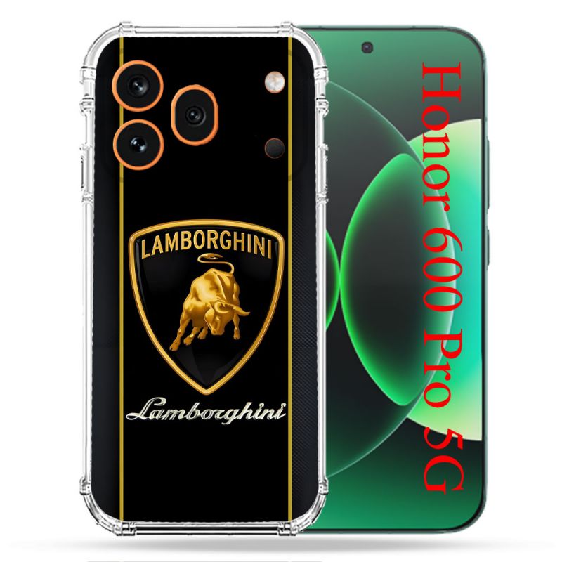 Coque Renforcée Pour Honor 600 Pro 5G Lamborghini Carbone