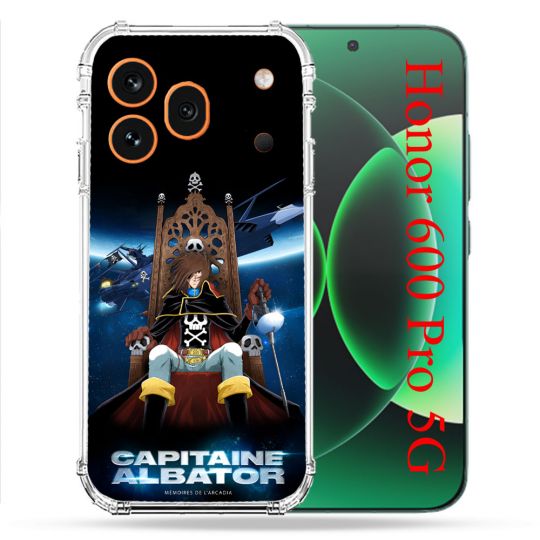Coque Renforcée Pour Honor 600 Pro 5G Manga Capitaine Albator