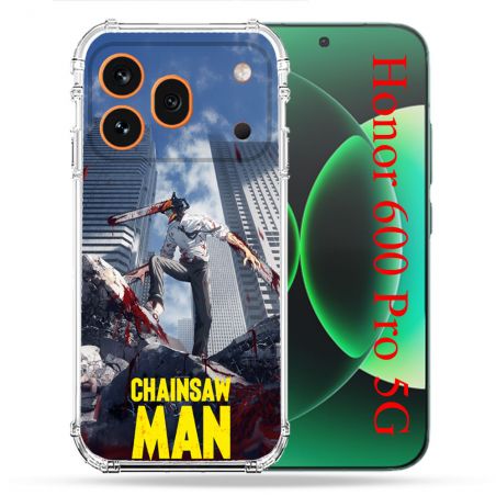 Coque Renforcée Pour Honor 600 Pro 5G Manga Chainsaw Man Denji