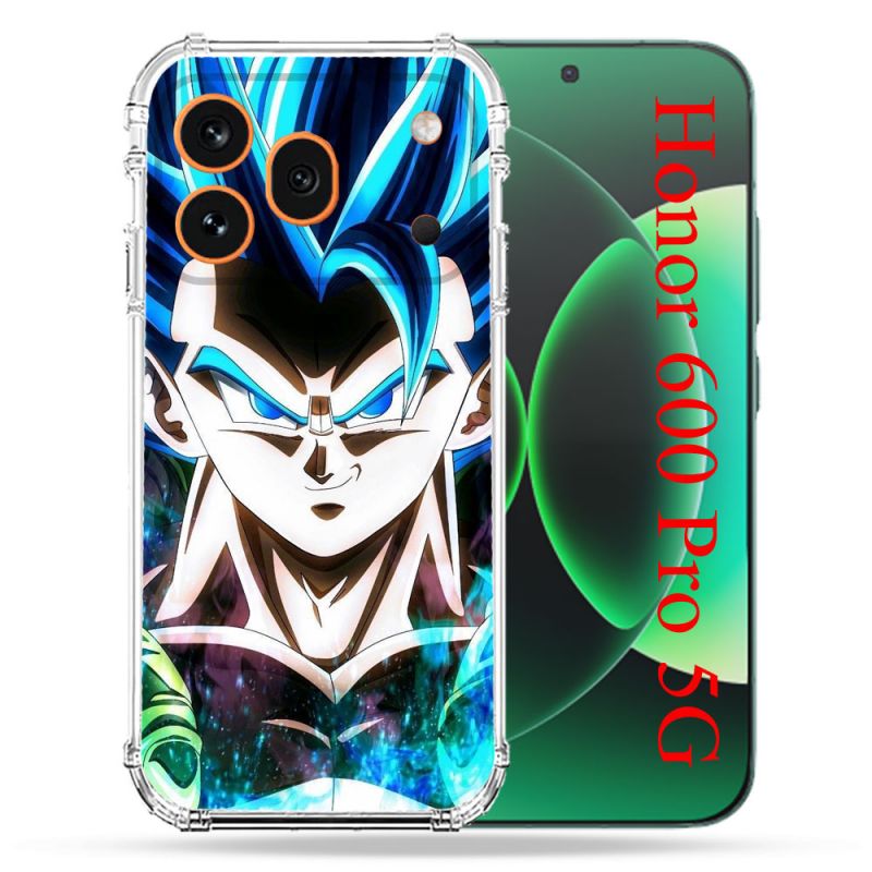 Coque Renforcée Pour Honor 600 Pro 5G Manga Dragon Ball Gogeta Visage