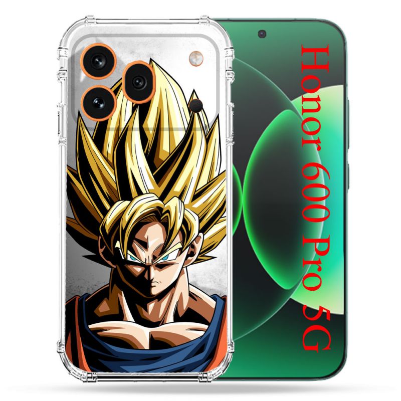 Coque Renforcée Pour Honor 600 Pro 5G Manga Dragon Ball Sangoku Portrait